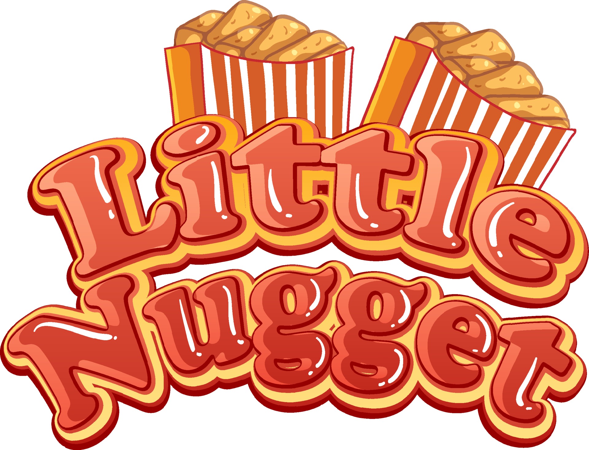 Little Nugget logo text design 3303545 Vector Art at Vecteezy