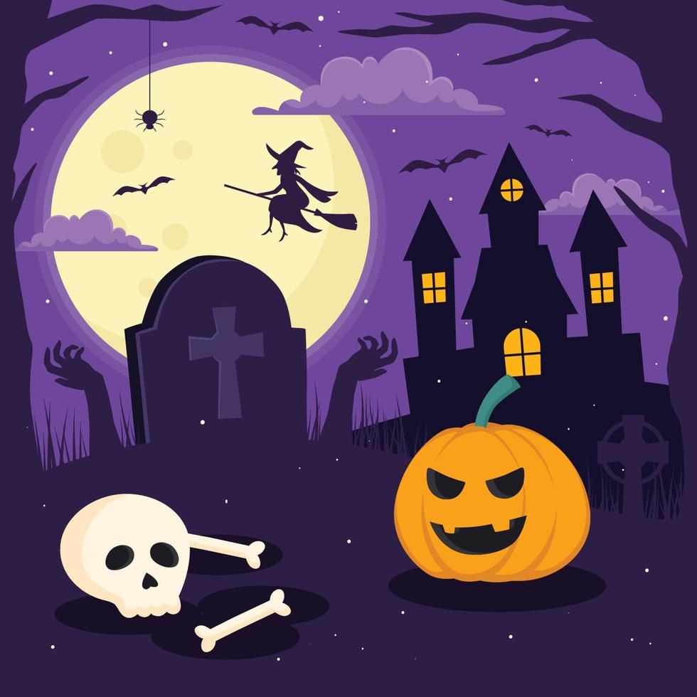 Happy Halloween Background vector