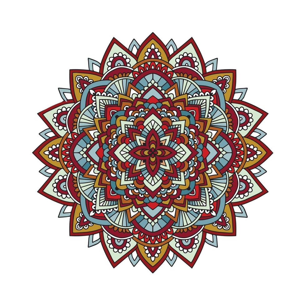 mandala. elementos decorativos vintage. patrón oriental, vector