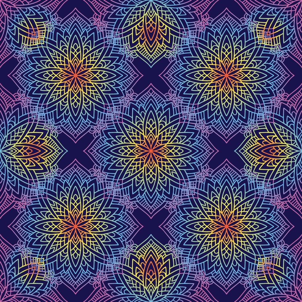 Seamless pattern. Vintage decorative elements. Hand drawn background. vector