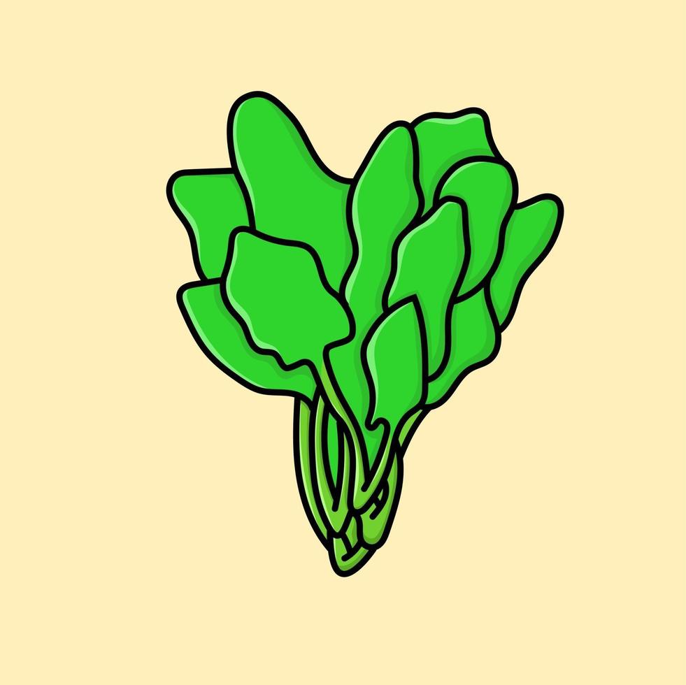 vegetable isolated vector illustration cartoon style