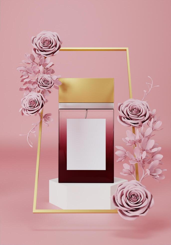 vector perfume alta costura ilustración belleza elegante líquido foto