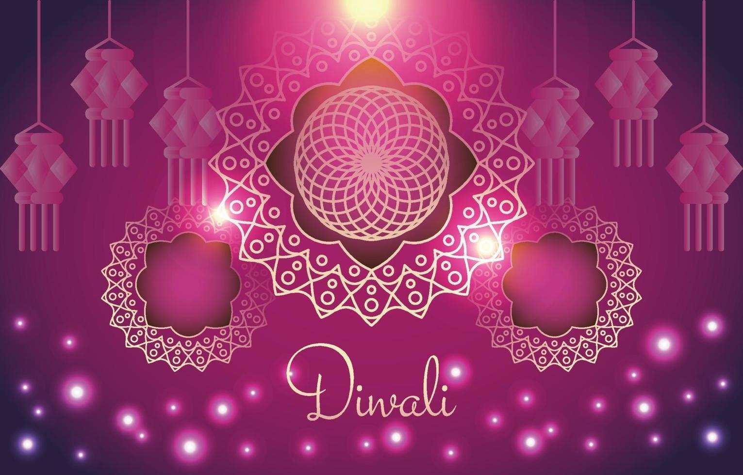 Happy Diwali Background vector