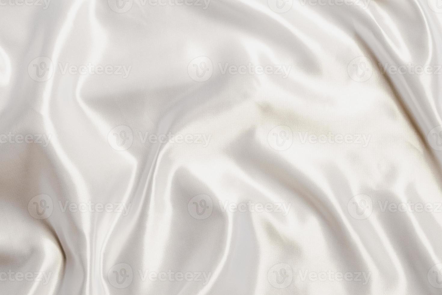 Abstract white satin silky cloth for background photo