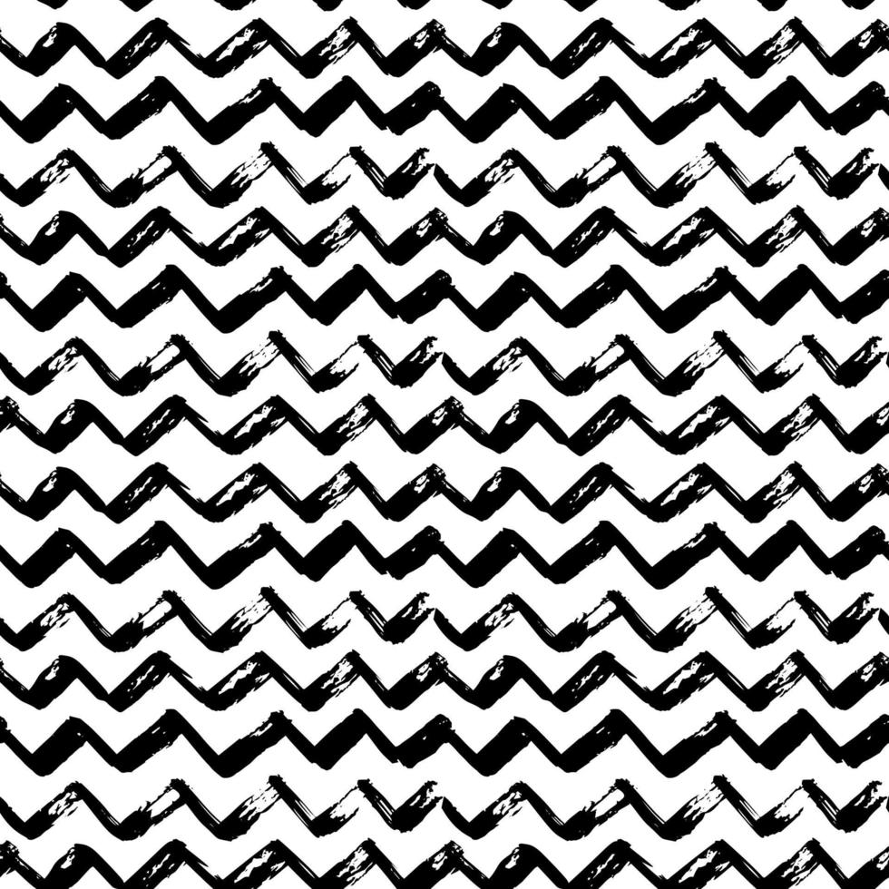 Brush geometric strokes seamless pattern vector