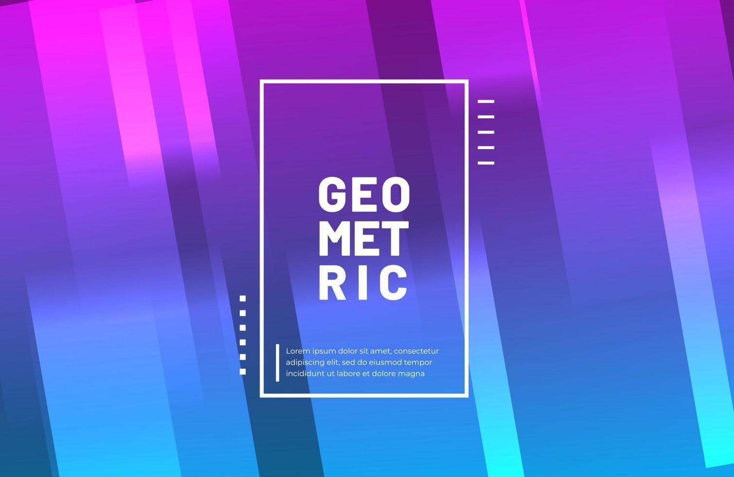 Fondo geométrico abstracto con color degradado moderno vector