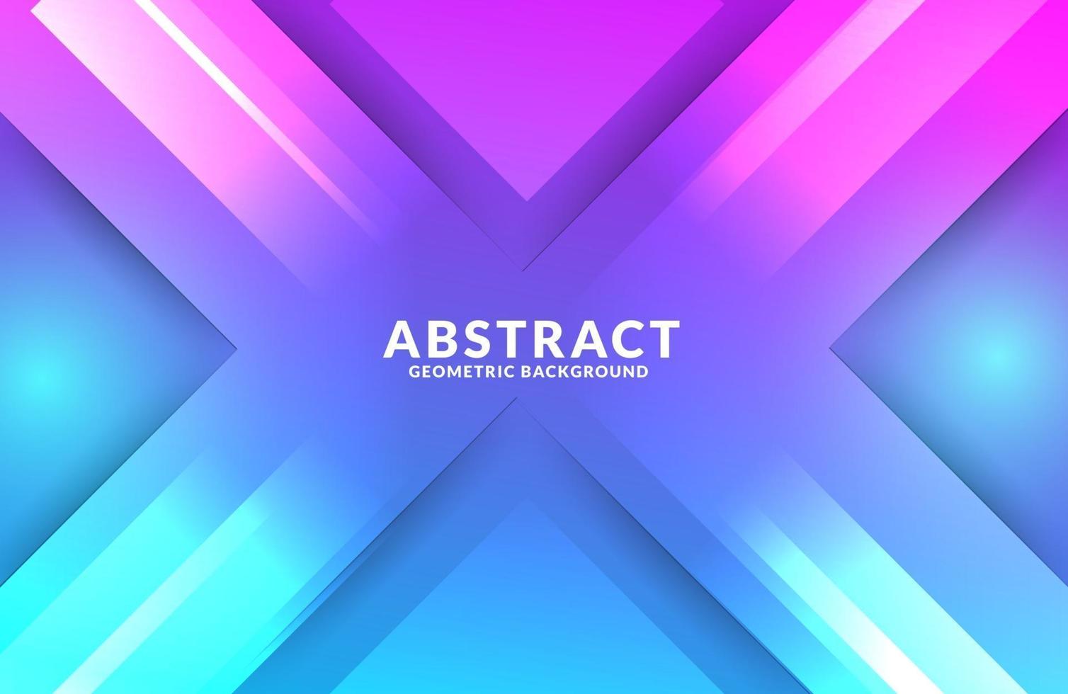 Abstract geometric background with modern gradient color vector