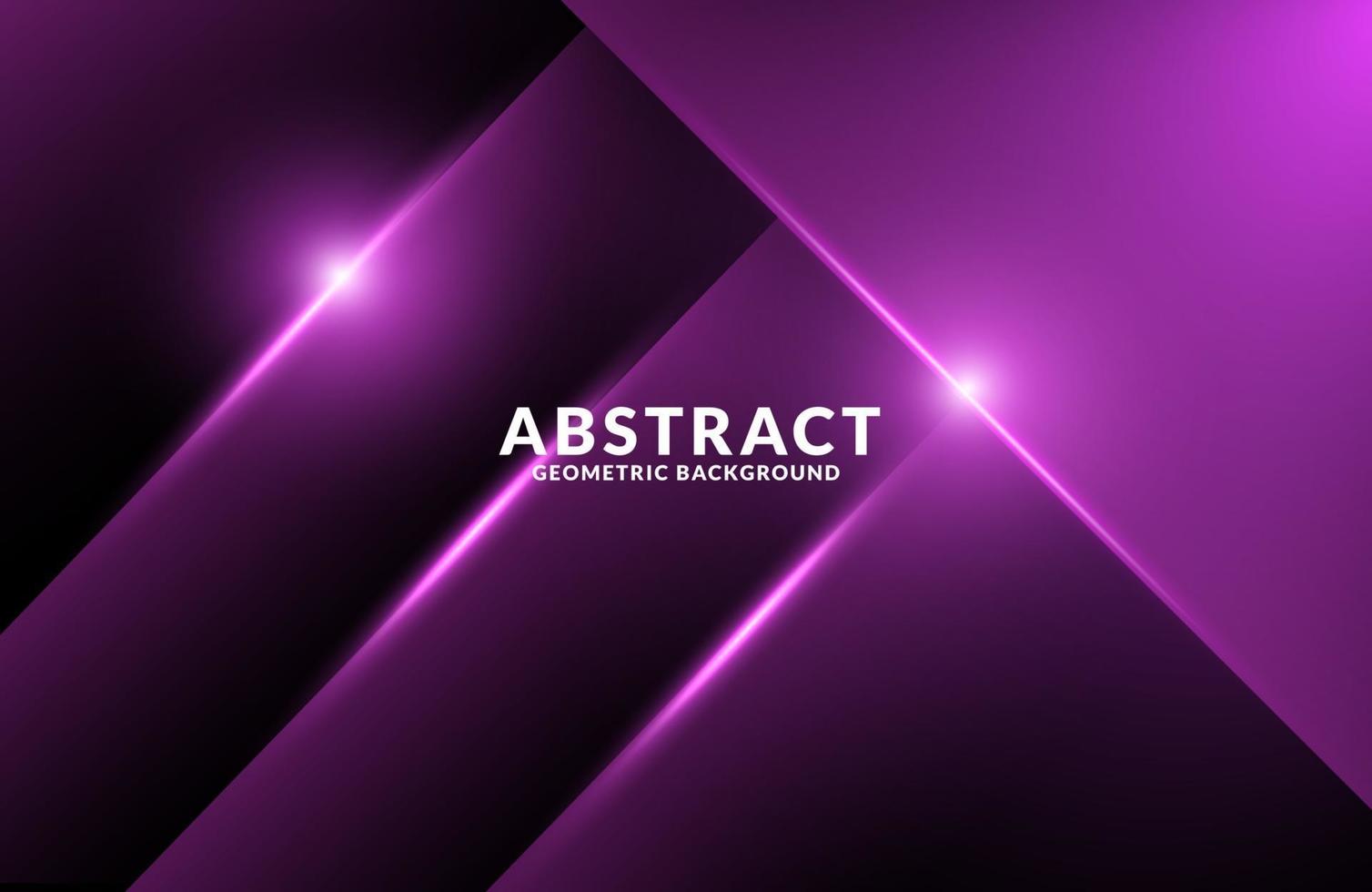 Dark purple Realistic abstract Geometric background vector