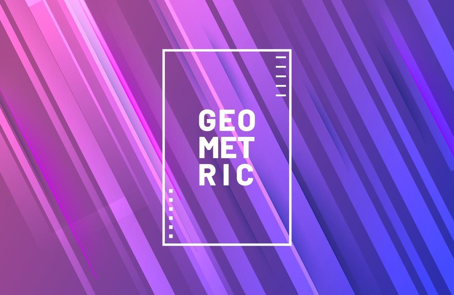 Abstract geometric background with modern gradient color vector