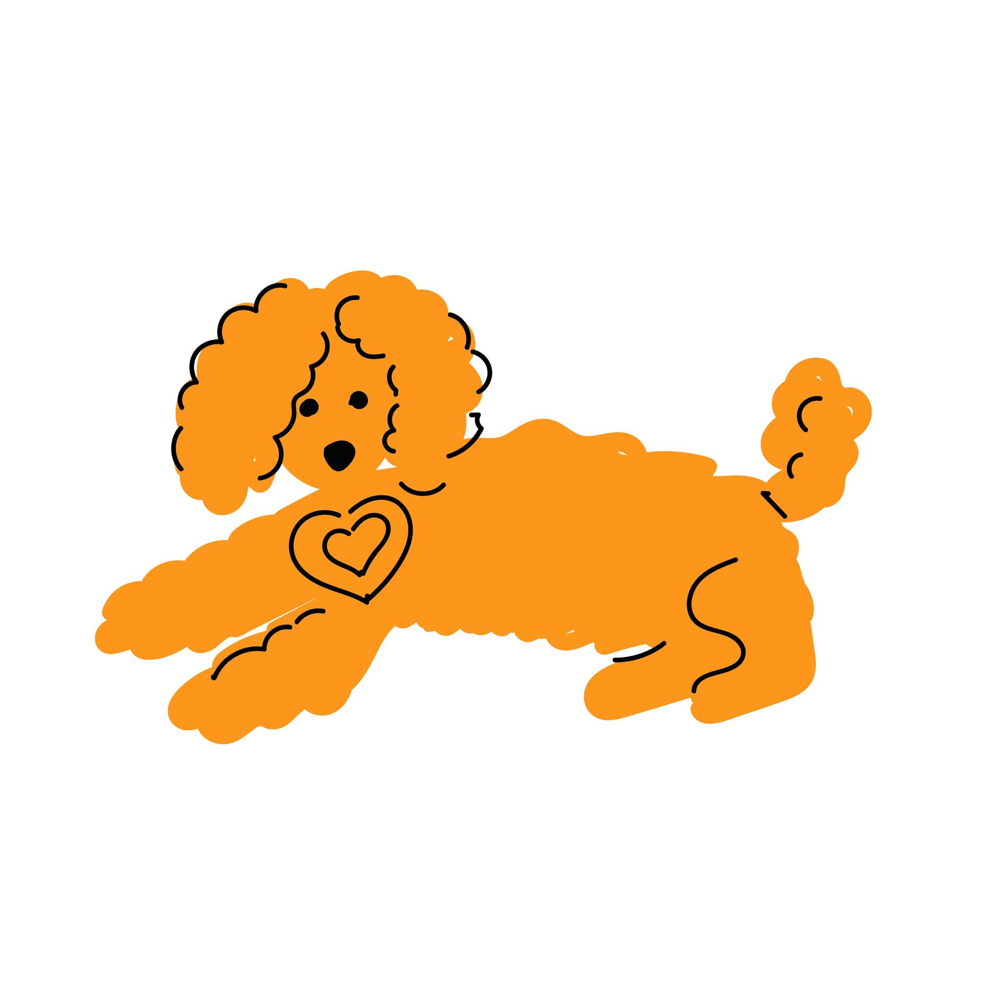 Yellow coloured dog isolated on white background 3306843 Vector Art at