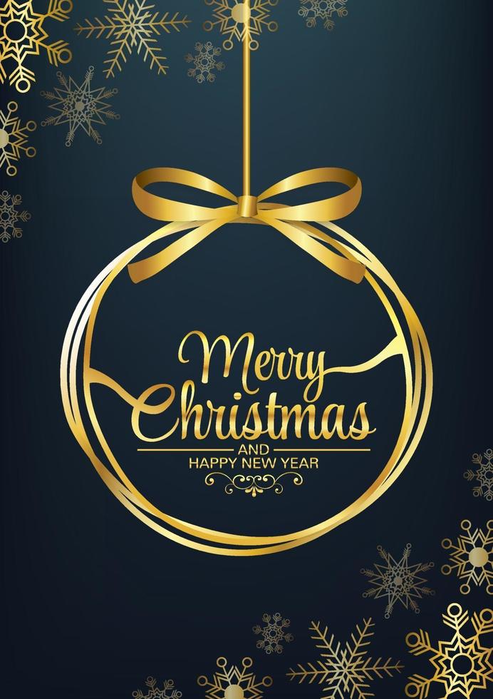 beautiful christmas icon background for christmas card 3307119 Vector