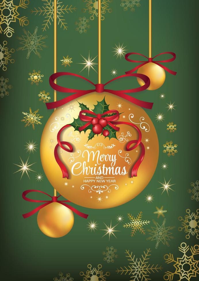 christmas balls art vector