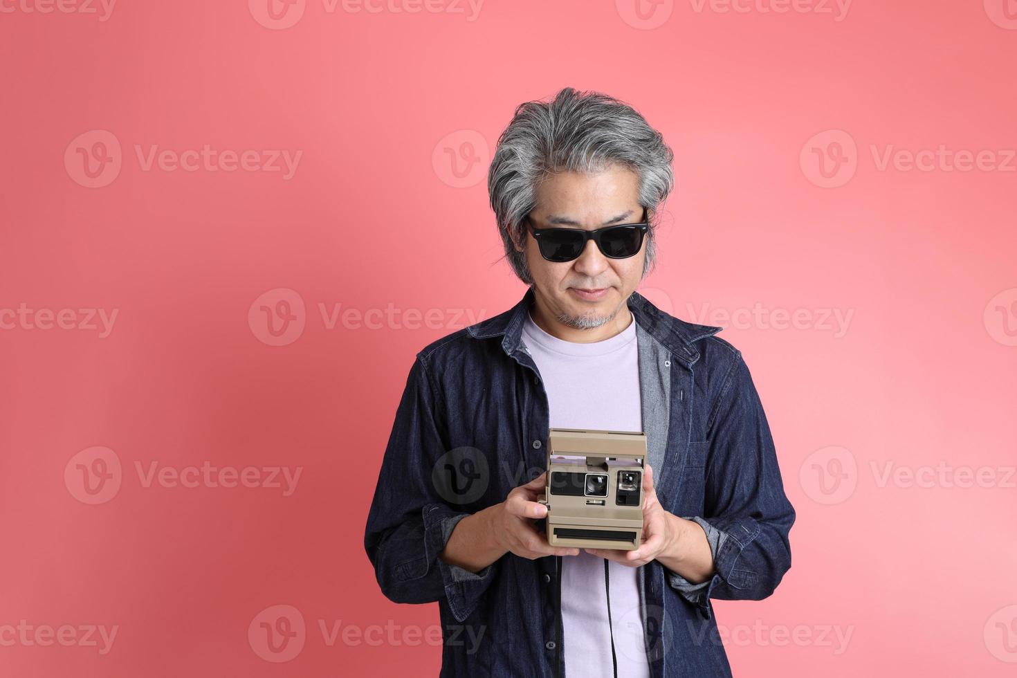 Man on Pink photo