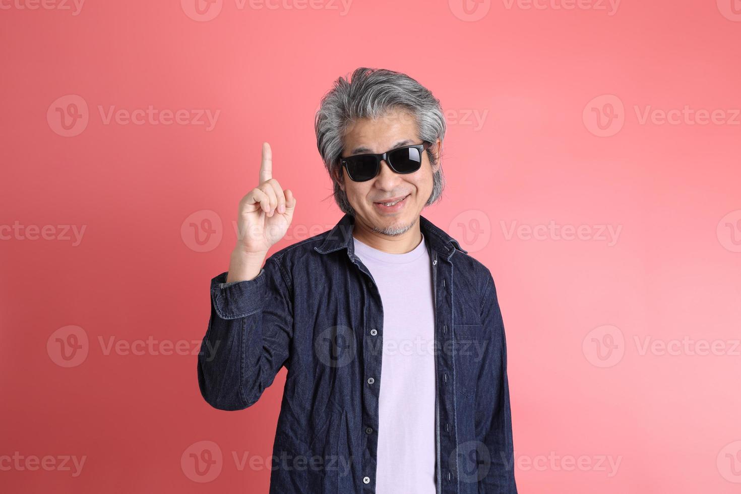 Man on Pink photo
