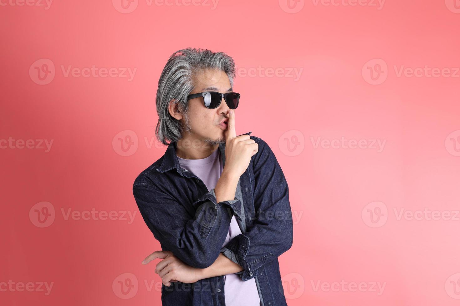 Man on Pink photo