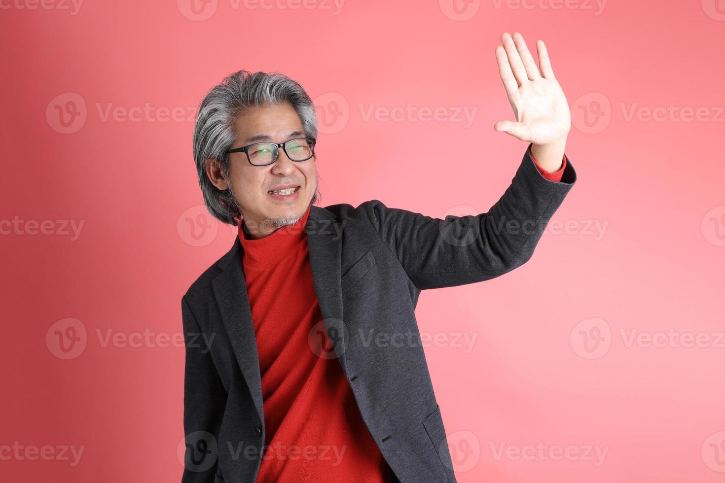 Man on Pink photo
