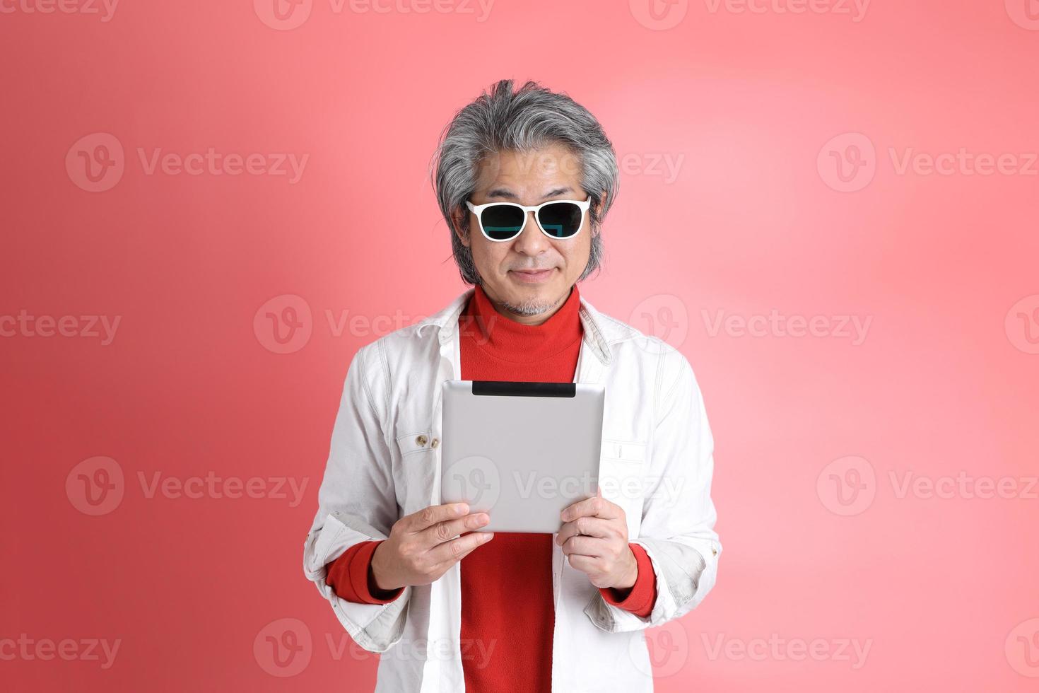 Man on Pink photo