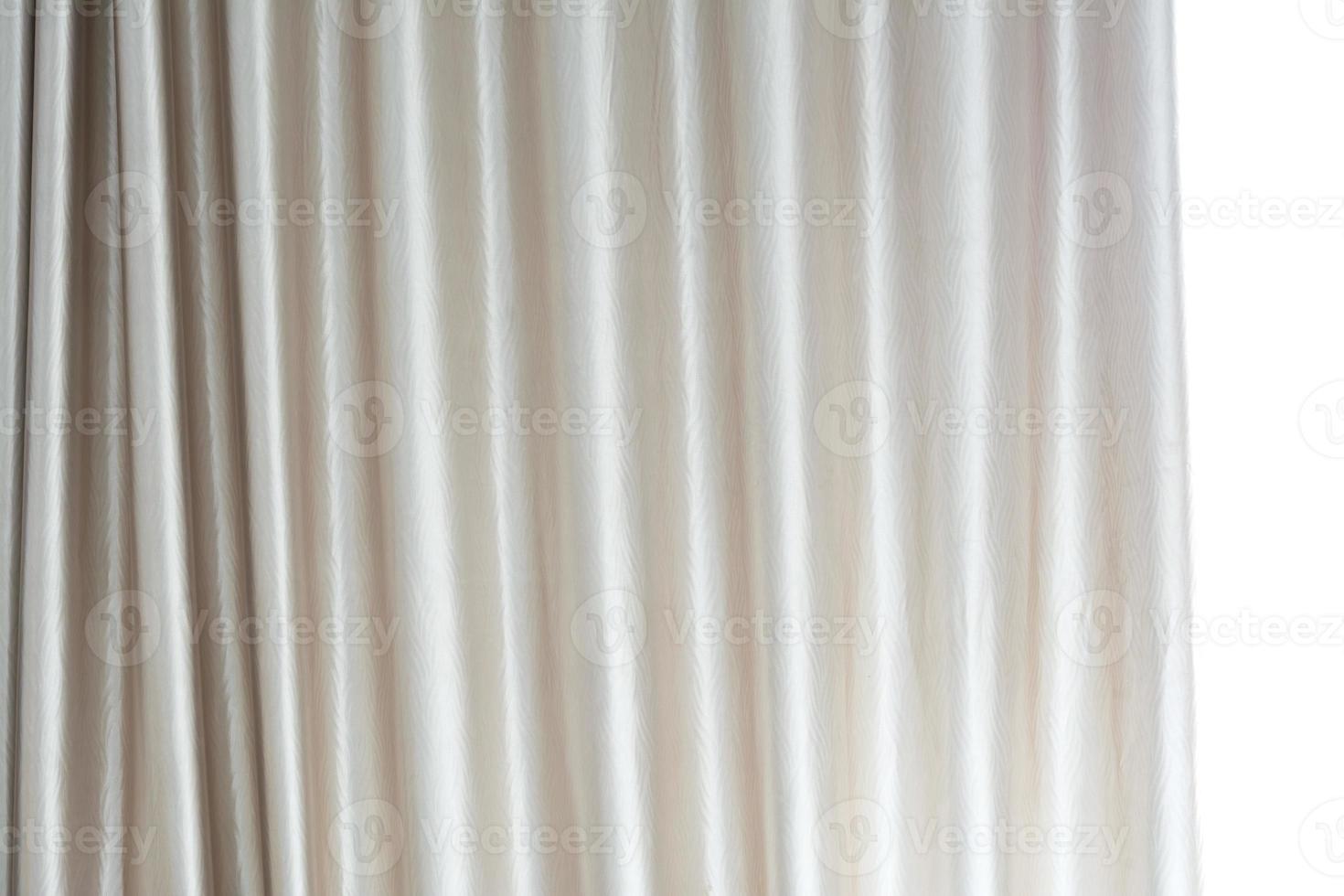 Windows Curtain with White Background photo