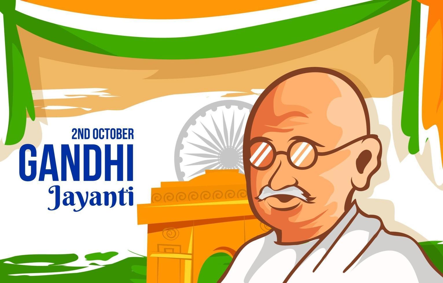 Gandhi Jayanti Celebration vector