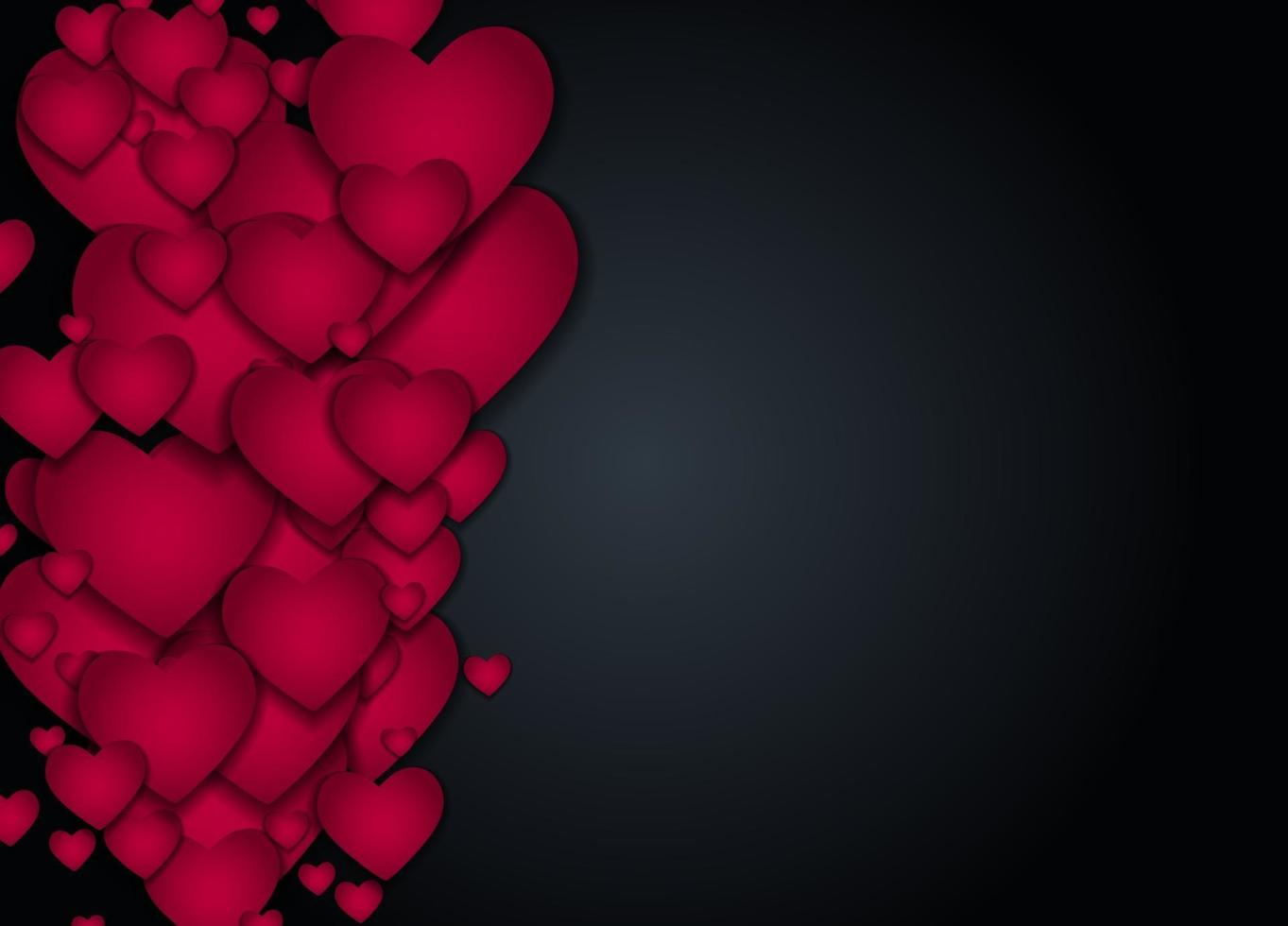 Valentine's Day Love and Feelings Background Design. vector