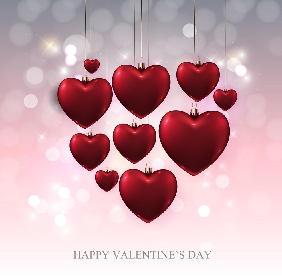 Valentine's Day Love and Feelings Sale Background Design. vector