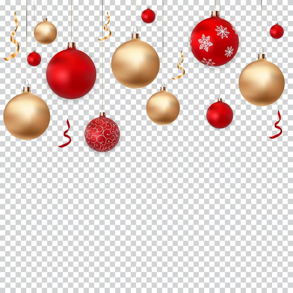 Merry Christmas and New Year Background. Vector Illustration