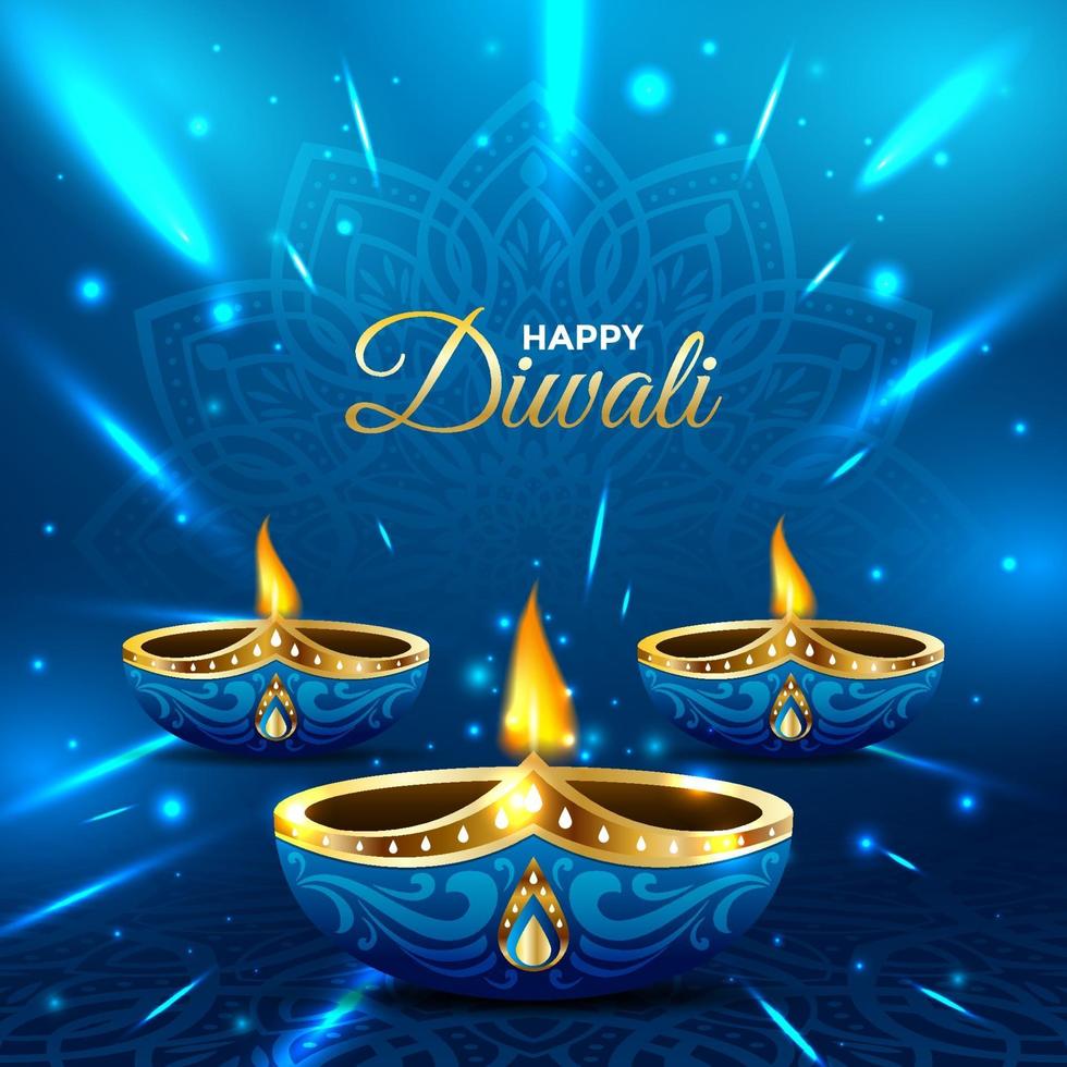 Happy Diwali Background vector