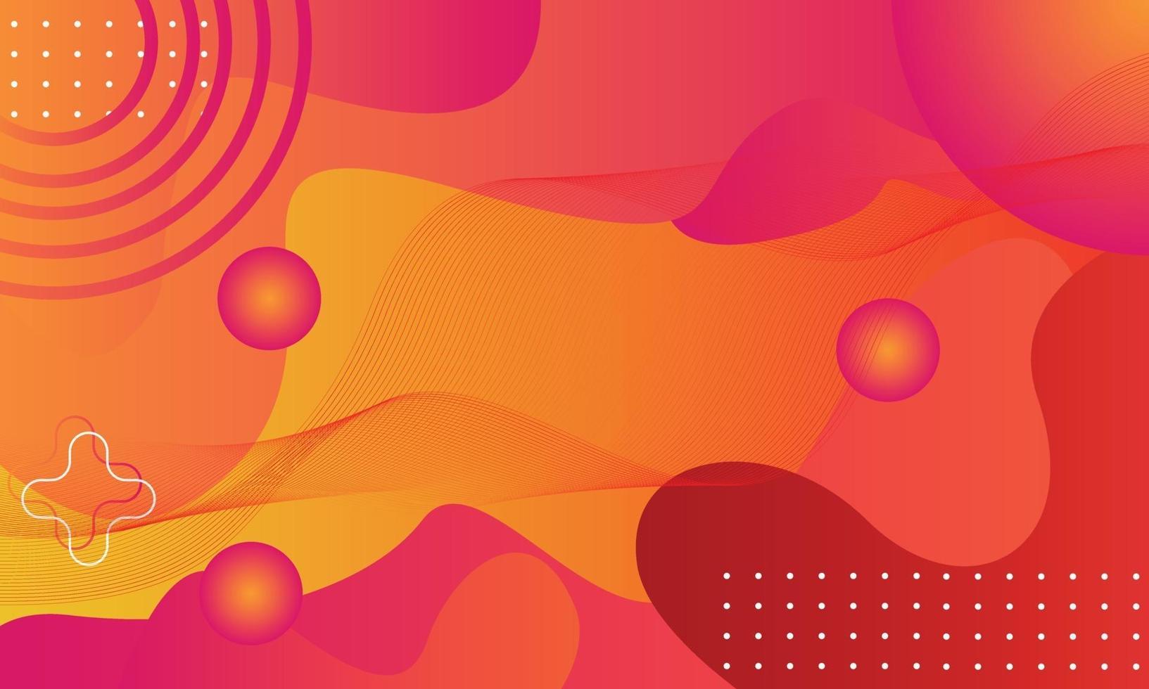 Fondo de papel tapiz abstracto para una naranja colorida vector