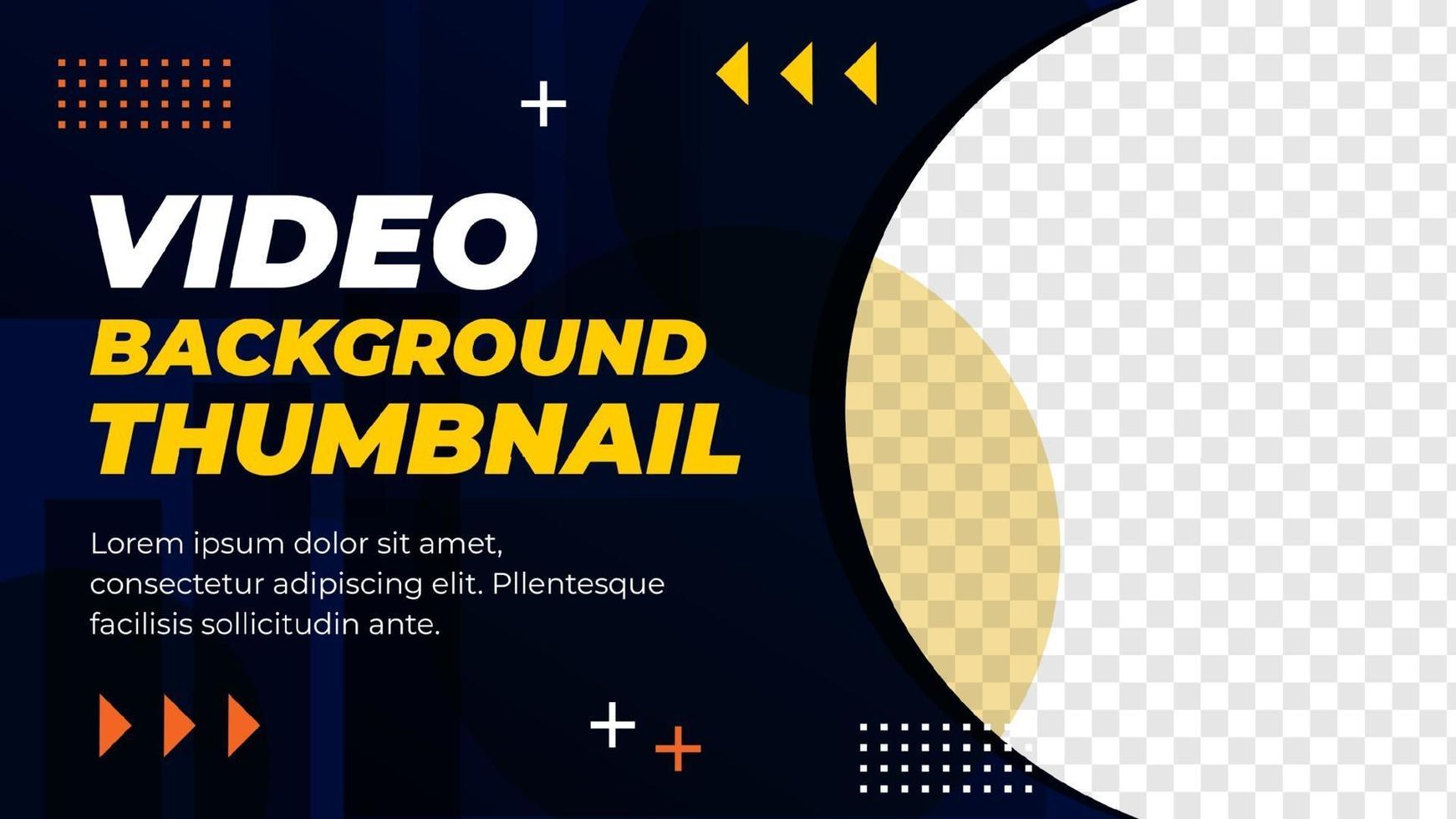 abstract video thumbnail vector