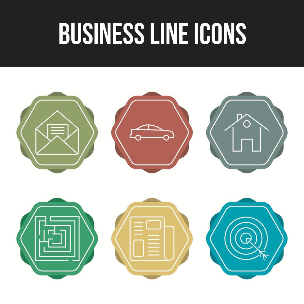 Business icon set for personal and commecal use vector