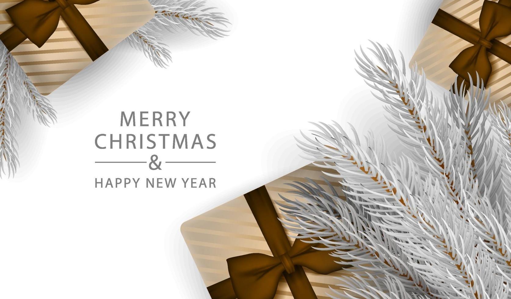 Christmas Tree in realistic style vector