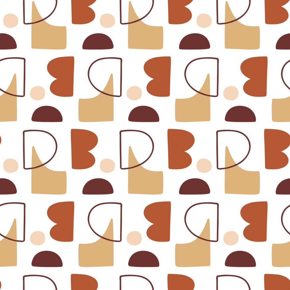 Abstract Geometric modern seamless pattern vector