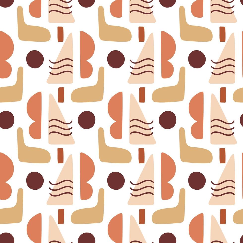 Abstract Geometric modern seamless pattern vector