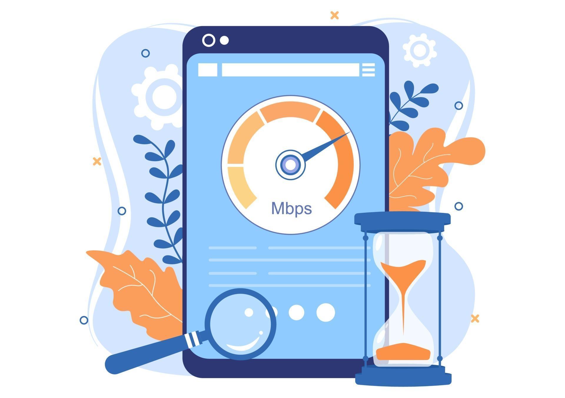 Website Loading Speed Optimization Vector Illustration 3310904 Vector ...