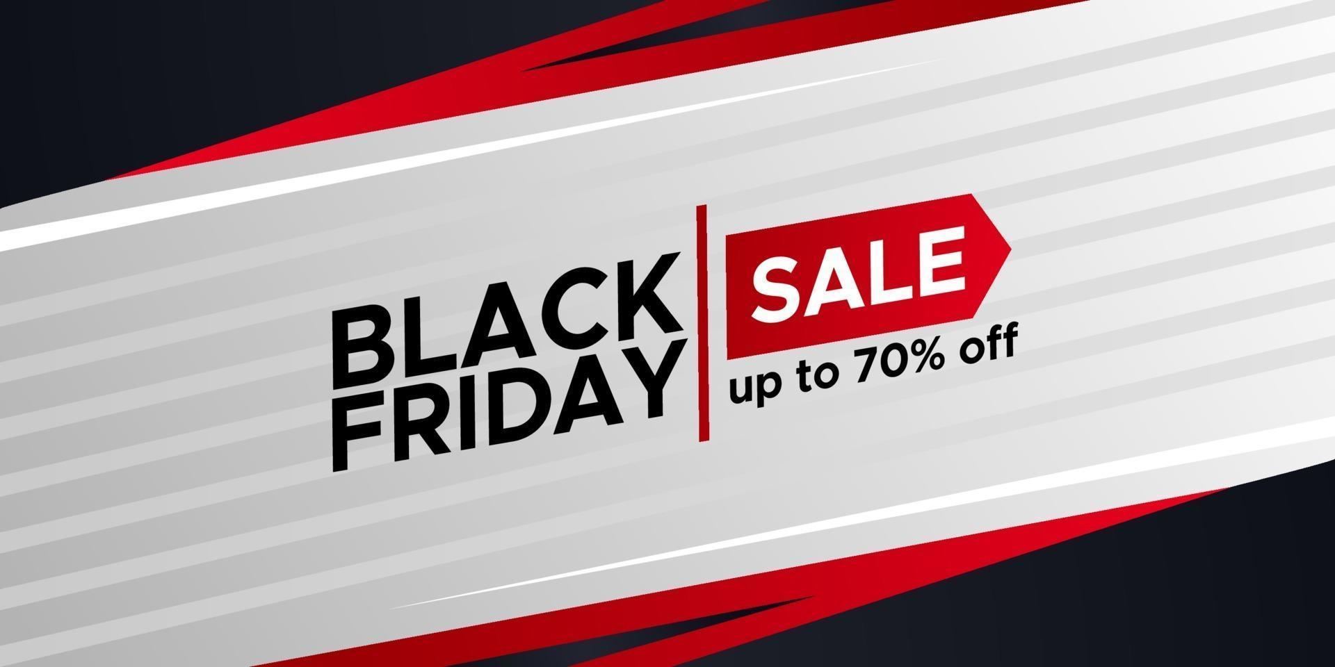 Black friday sale offer banner promotion elegant luxury template vector