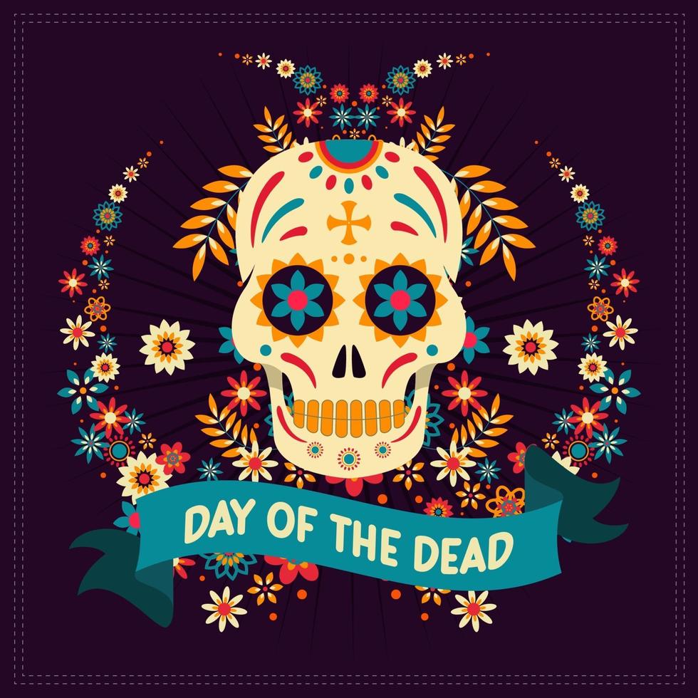 dia de los muertos vector