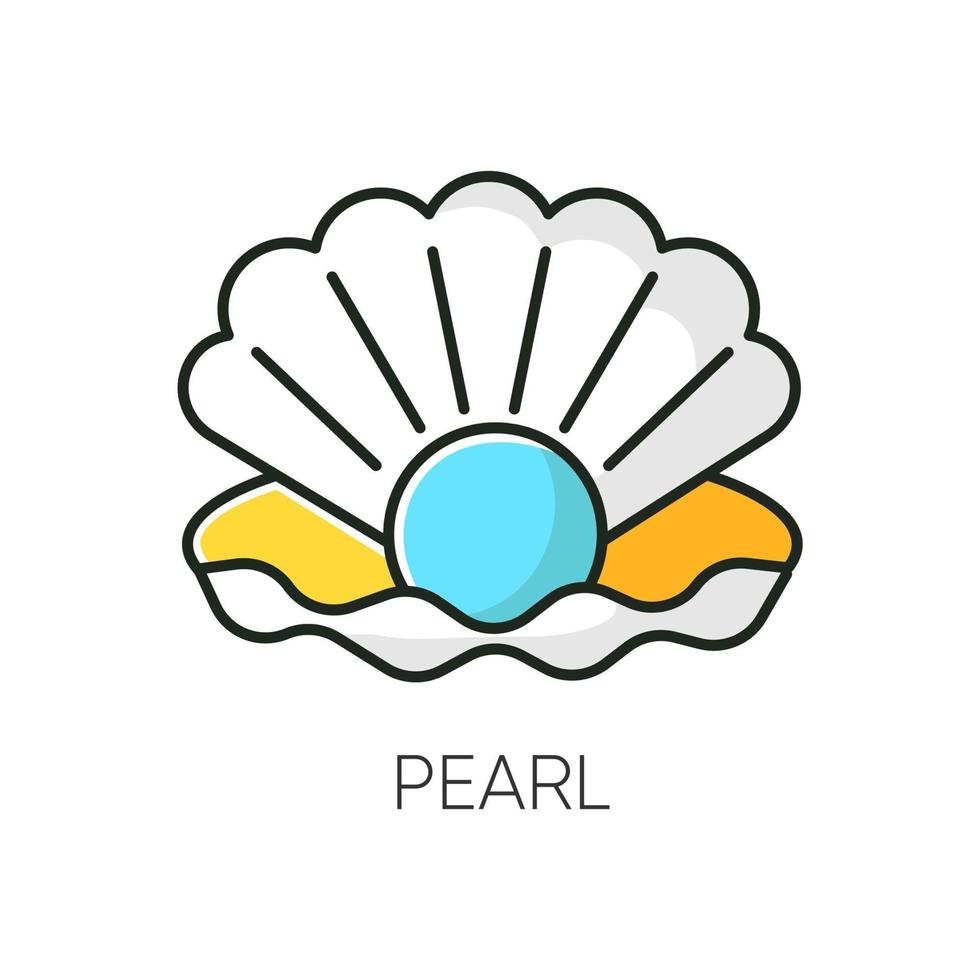 icono de color perla rgb vector