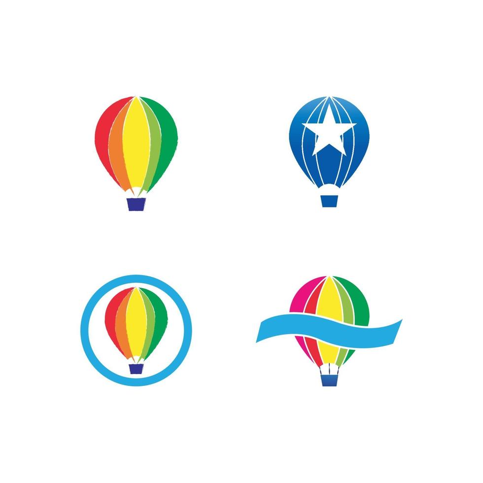 Air baloon illustration vector