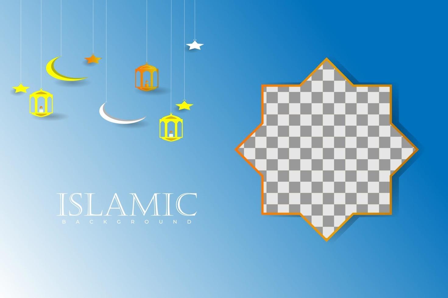 islamic background for islamic day vector