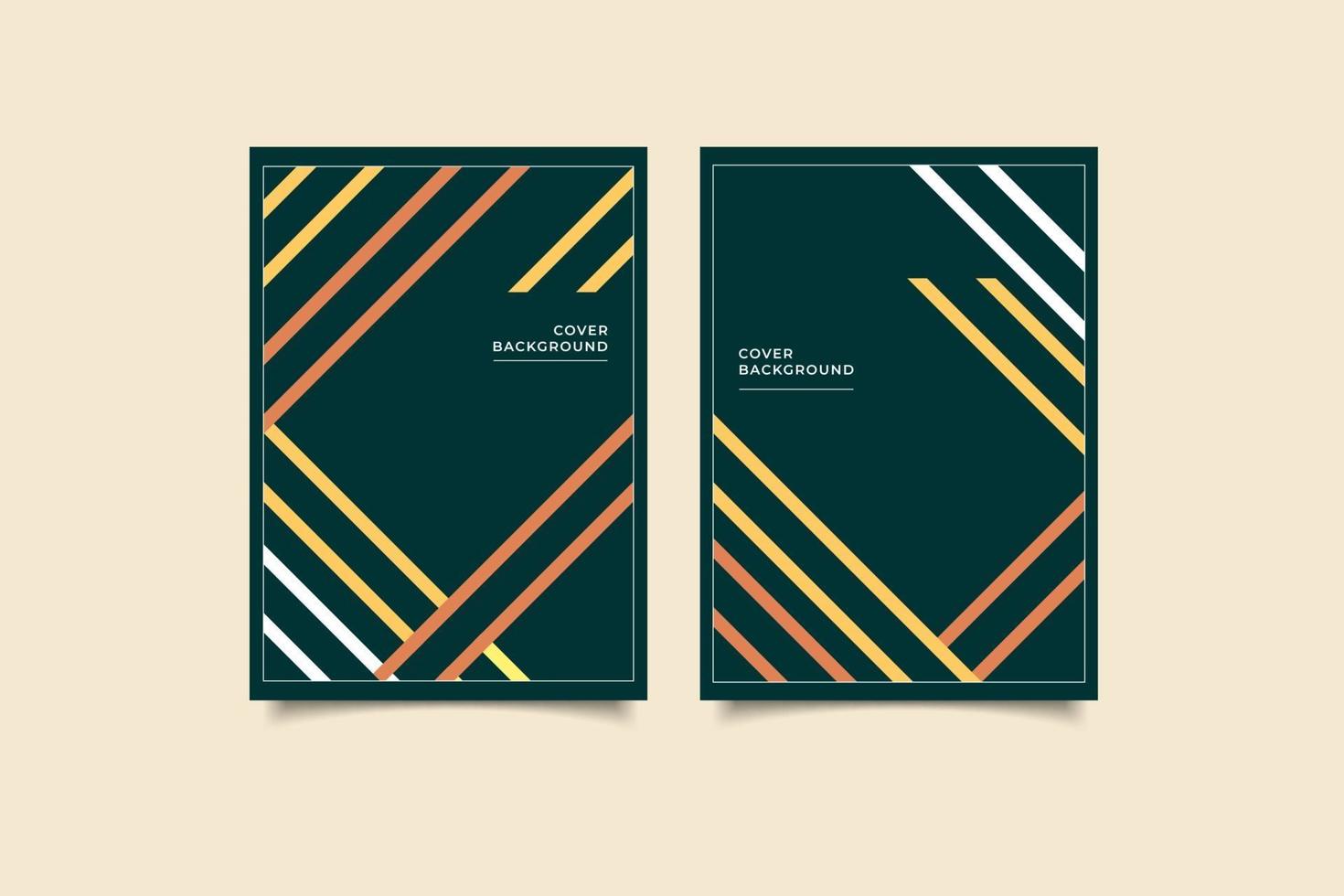 colección de portadas de negocios geométricos vector