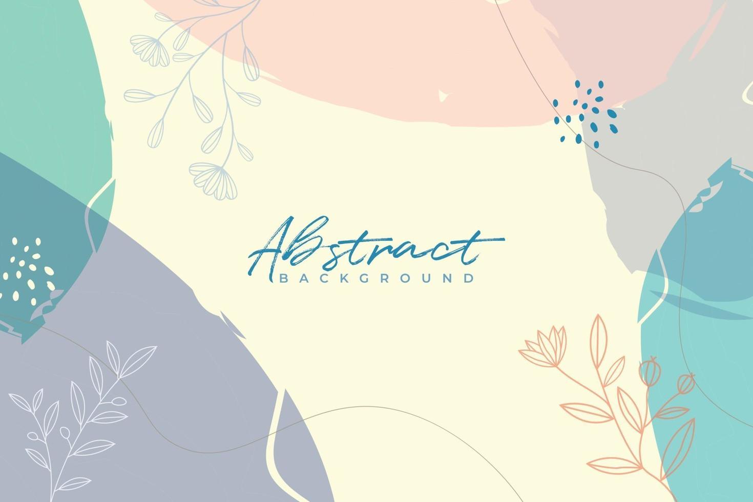 abstract minimalist hand drawn background vector