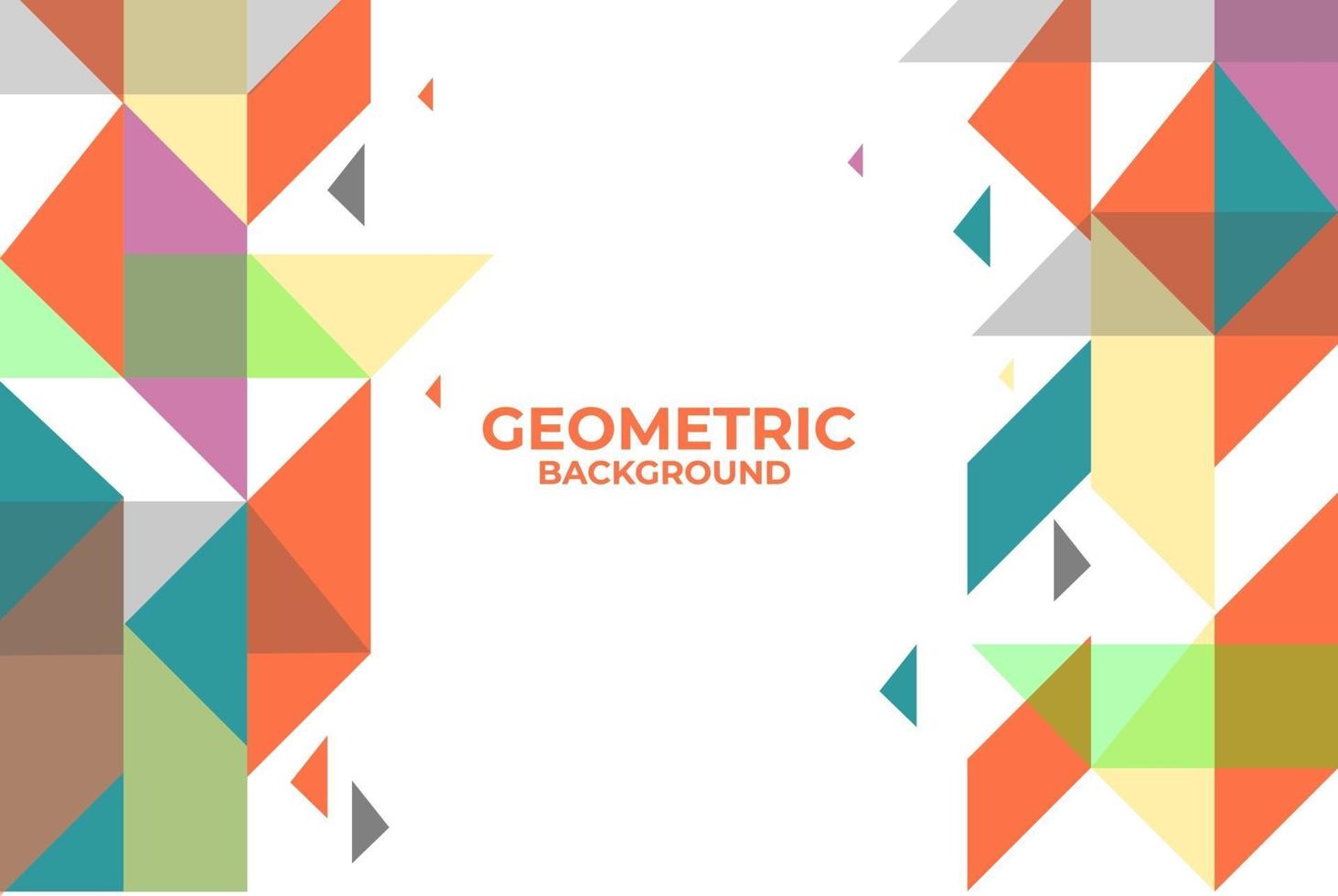 fondo geométrico abstracto moderno vector