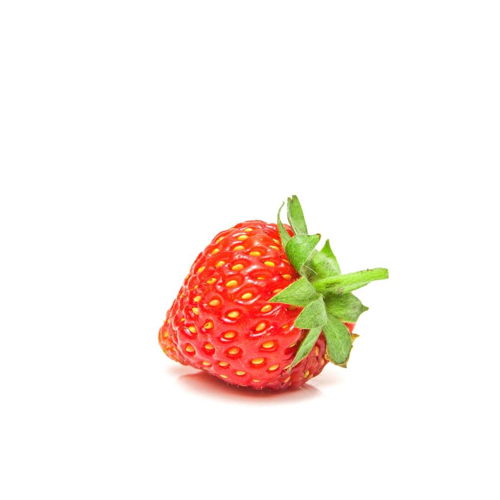 Strawberry on white background photo