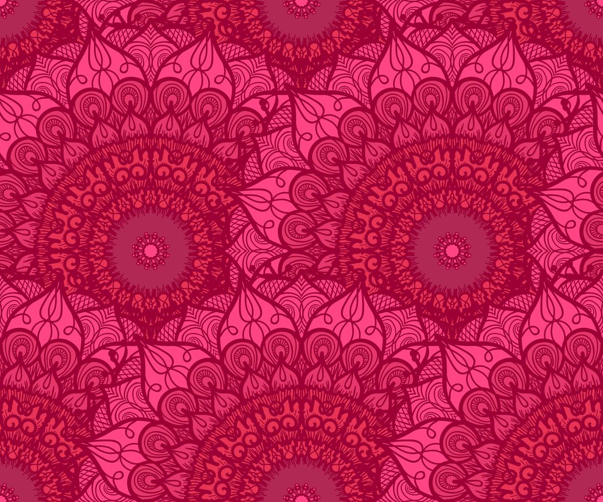 Mandala Seamless Pattern vector
