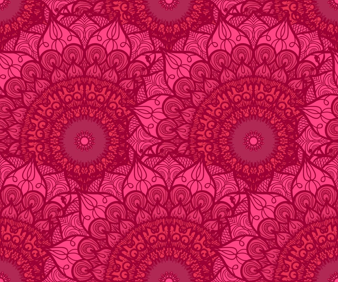 Mandala Seamless Pattern vector