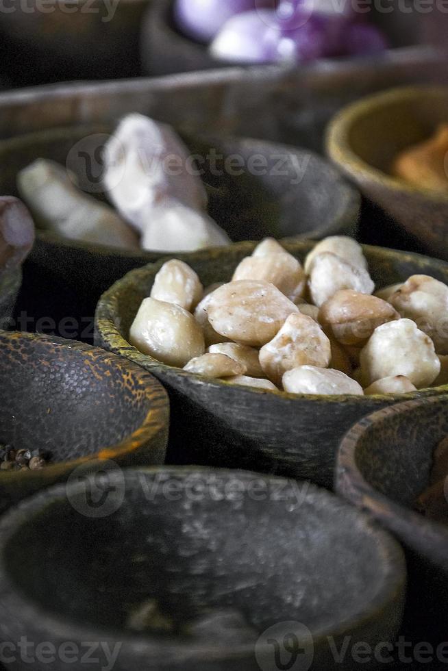 Ingredients and herbs for variety food cooking photo