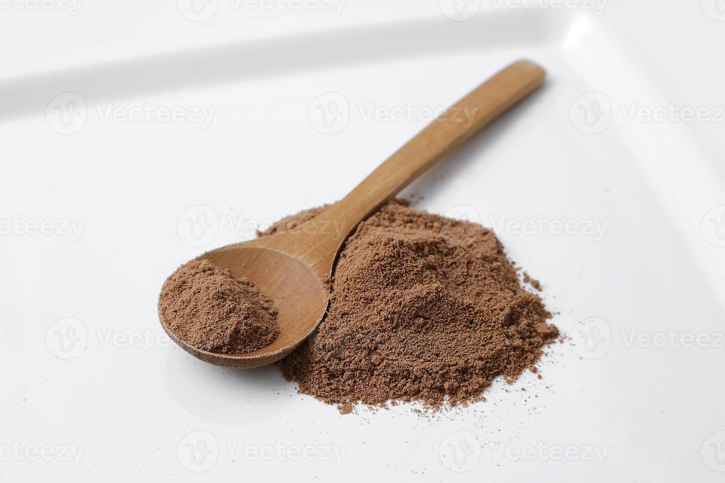 cacao en polvo natural puro y rico foto
