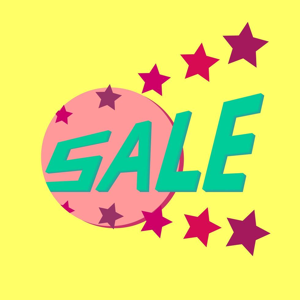 Colorful sale banner vector