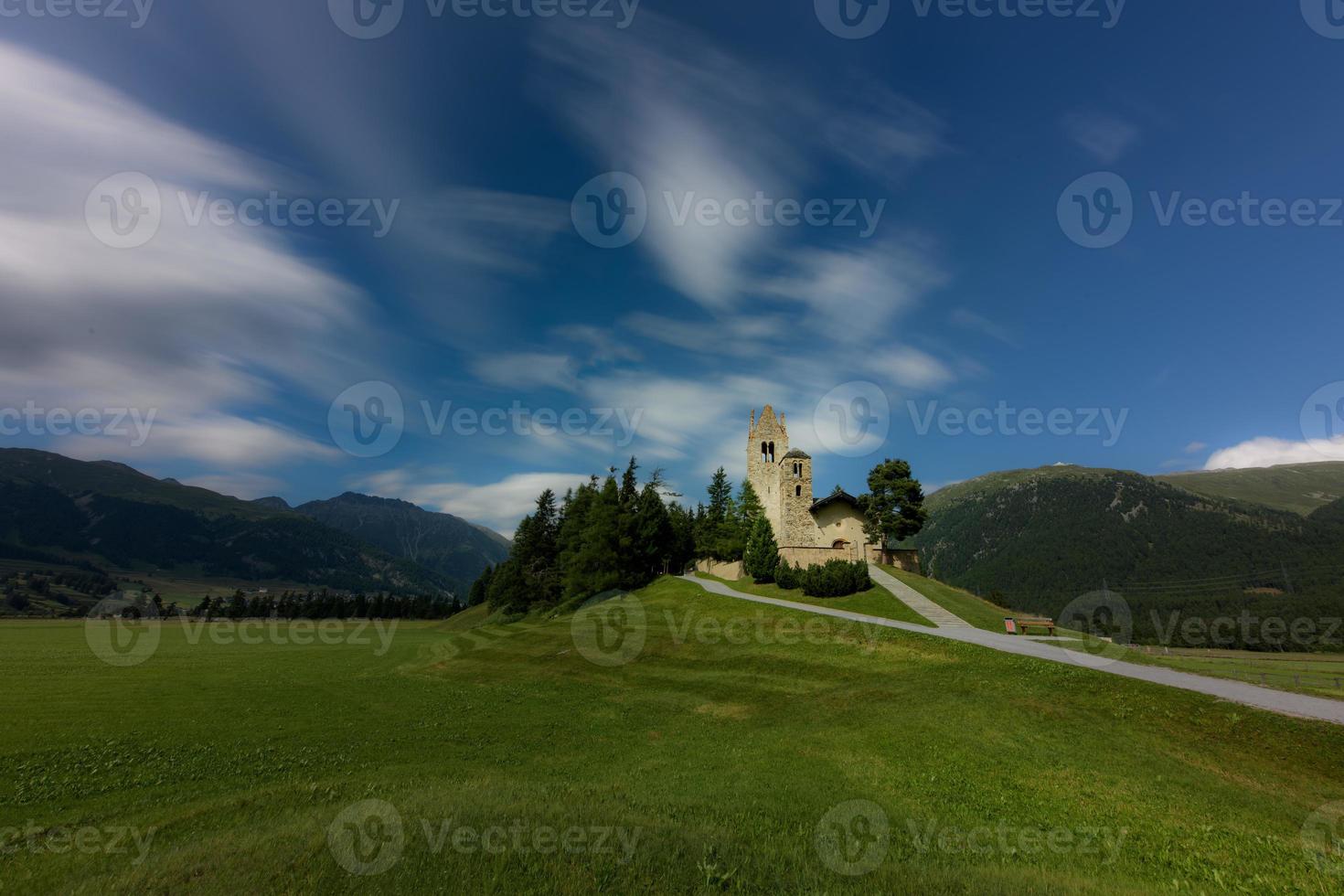 la iglesia de san gian en celerina suiza foto