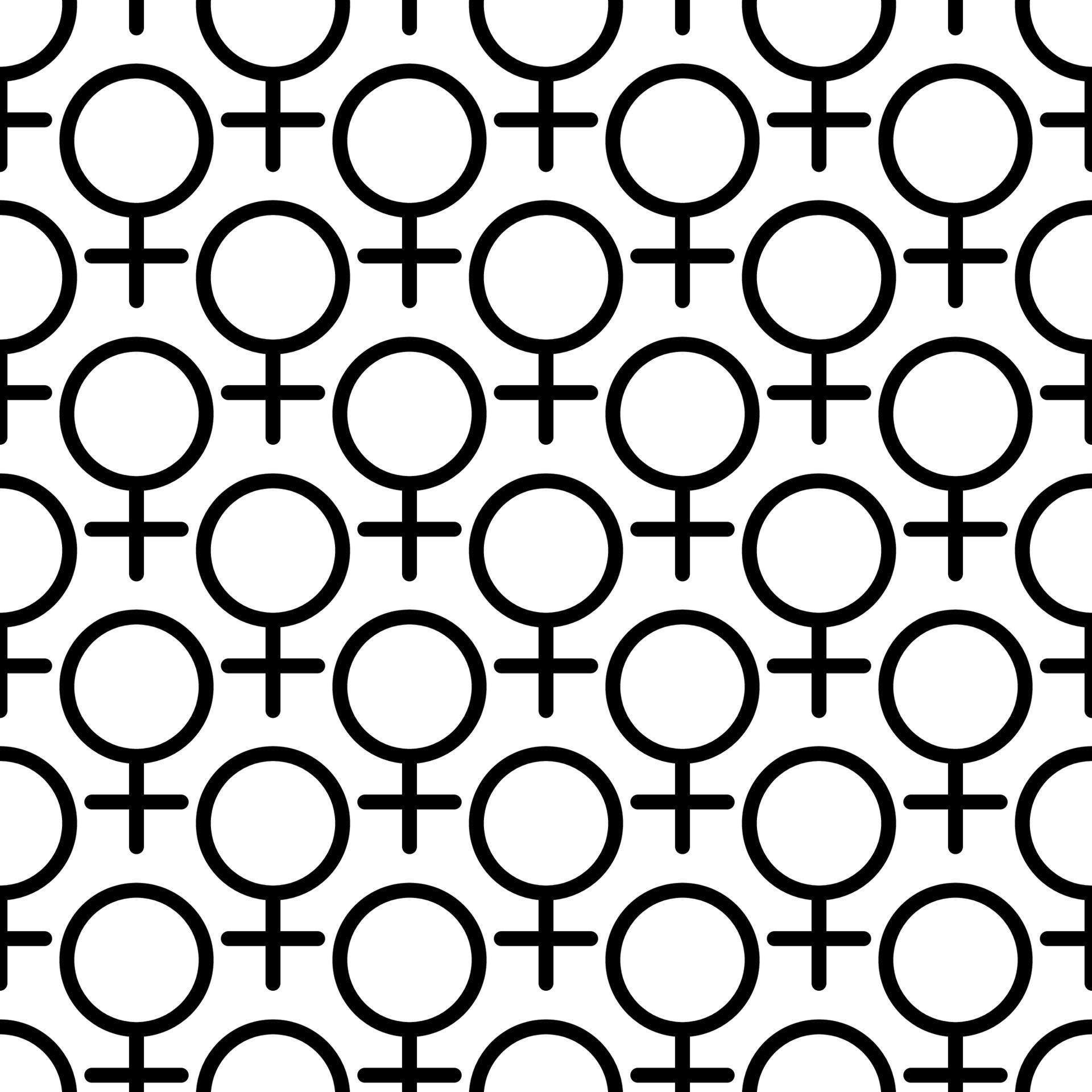 Female symbol seamless pattern 3316159 Vector Art at Vecteezy